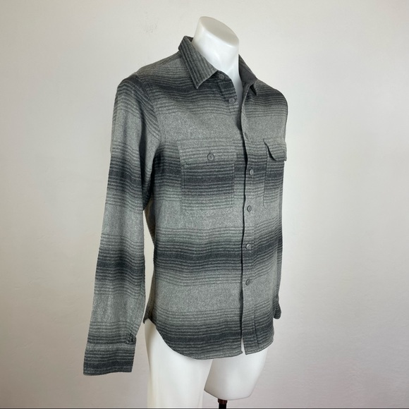 Madewell Grey Flannel Shirt, Men’s Small - Picture 5 of 12